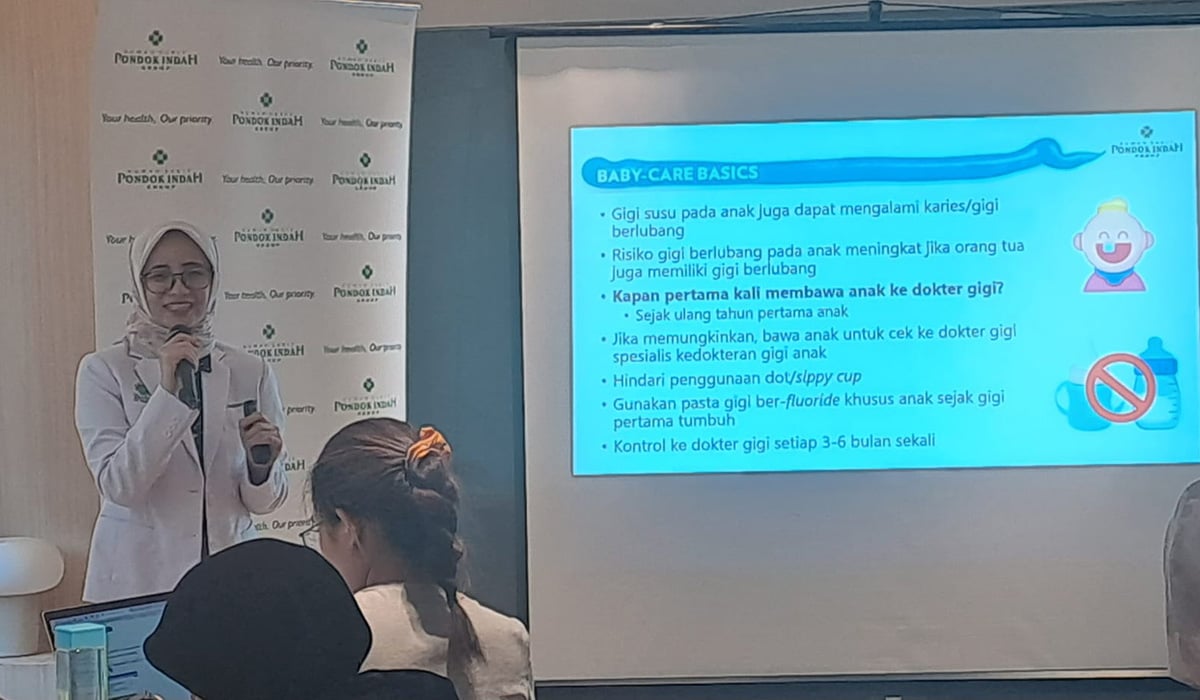 Drg Alana Aluditasari Sp KGA memaparkan peran orangtua dalam perawatan gigi anak.