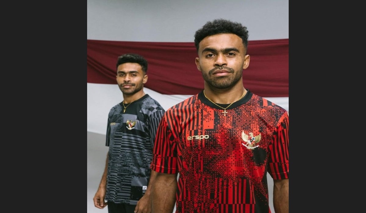 Jersey latihan baru timnas Indonesia
