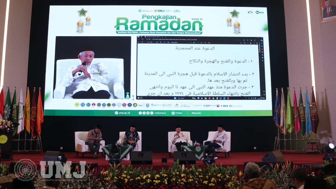 Rektor Universitas Islam Negeri (UIN) Salatiga Zakiyuddin Baidhawy menjadi pembicara di Pengkajian Ramadan 1445 H 