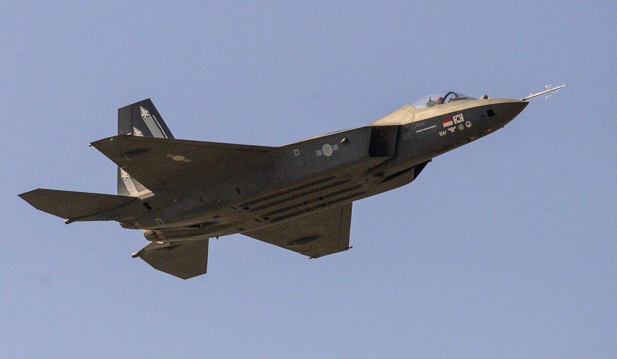 Pesawat tempur KF-21 milik Korea Selatan.