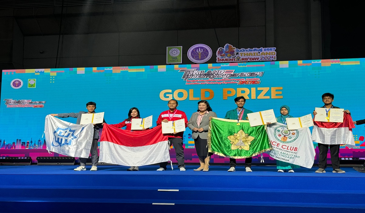 Tim The D-Adventure dari MAN Insan Cendekia Serpong kala memenangkan medali emas dari ajang Ipitex 2024