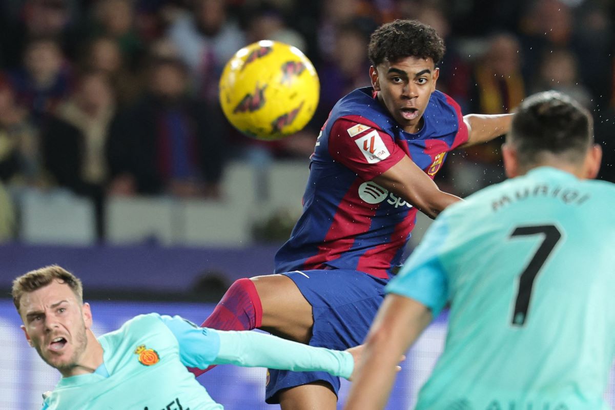 Striker muda Barcelona Lamine Yamal