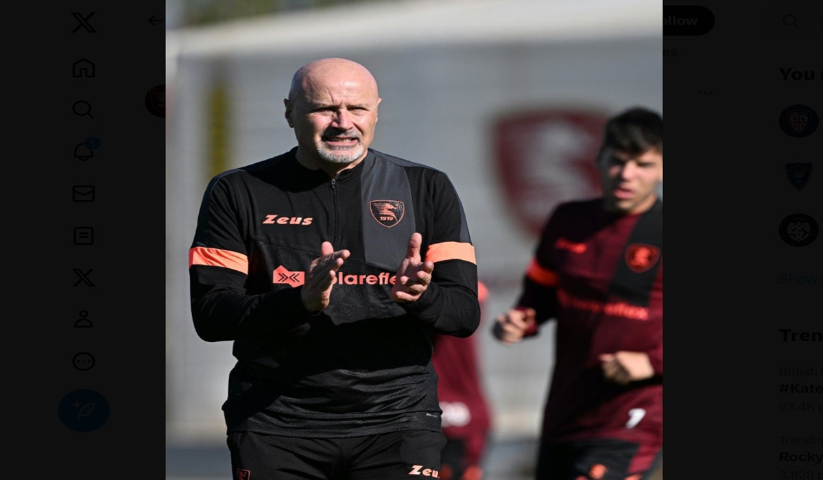 Pelatih anyar Salernitana Stefano Colantuono