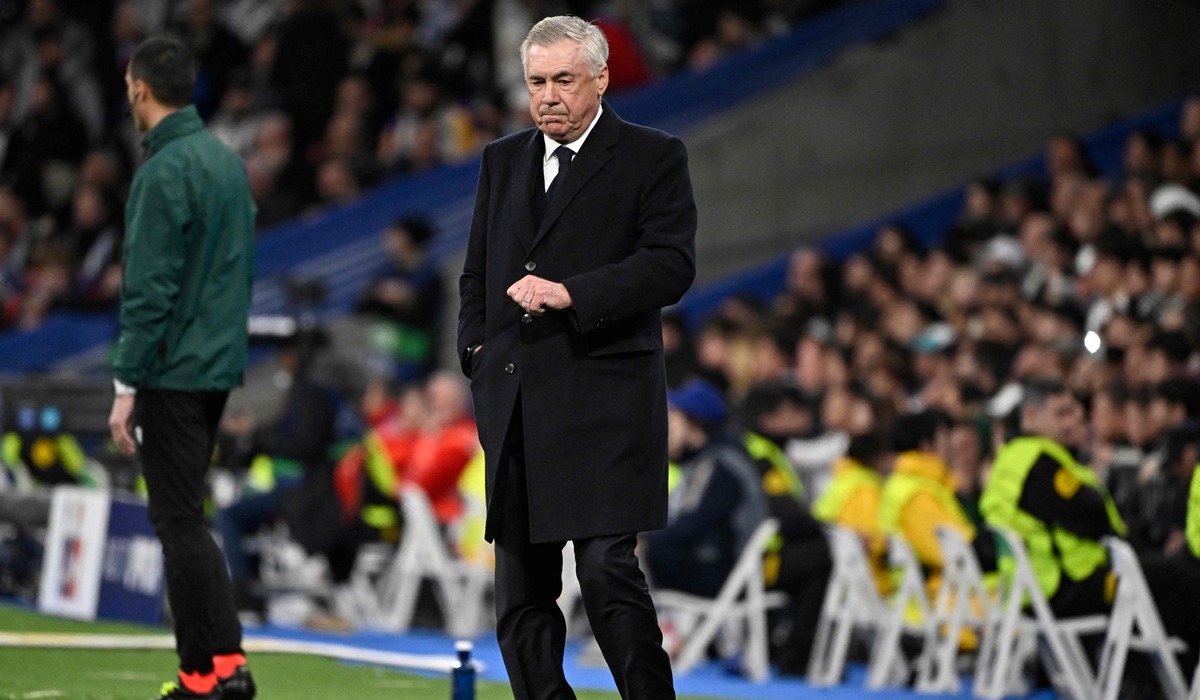 Pelatih Real Madrid, Carlo Ancelotti.