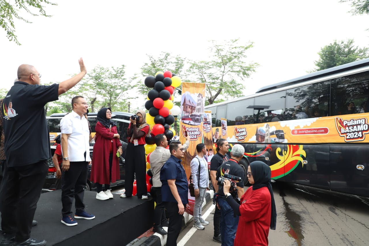 50 bus mudik gratis dari Prabowo mulai antarkan pemudik pulang ke kampung halaman