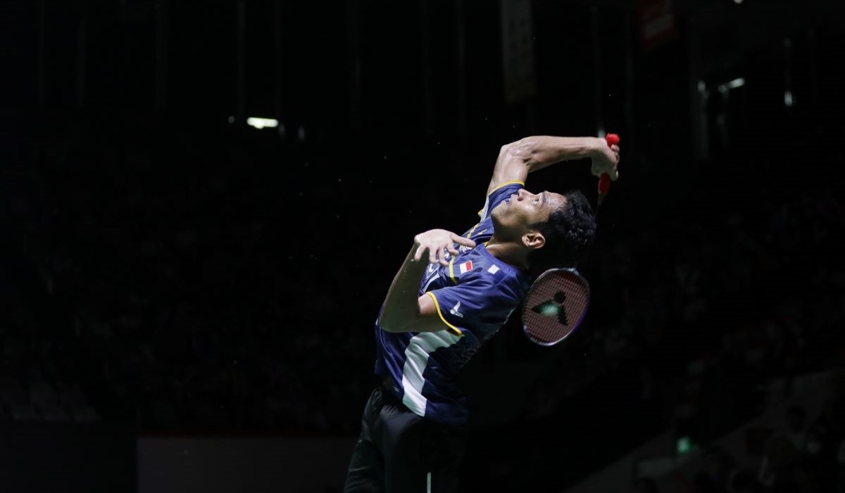 Pebulu tangkis tunggal putra Indonesia Chico Aura Dwi Wardoyo 