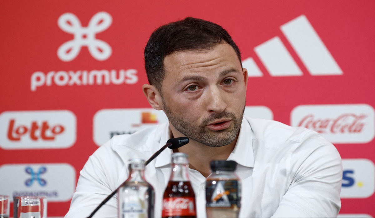 Pelatih timnas Belgia Domenico Tedesco