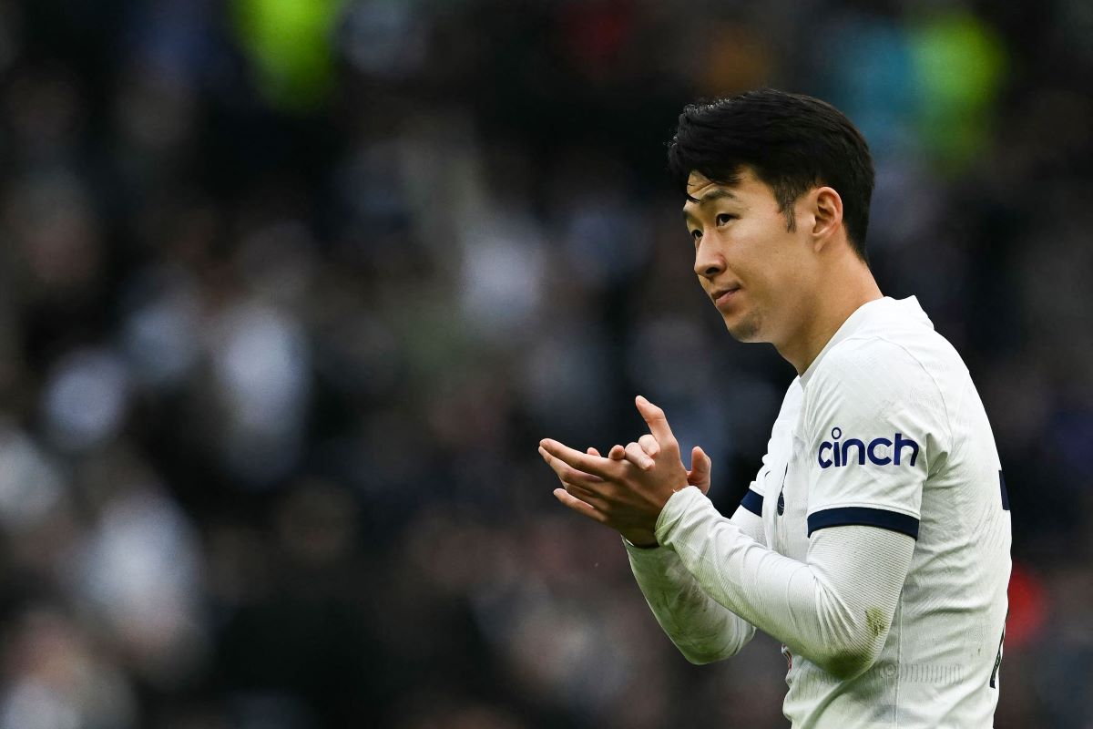 Penyerang Tottenham Hotpsur Son Heung Min