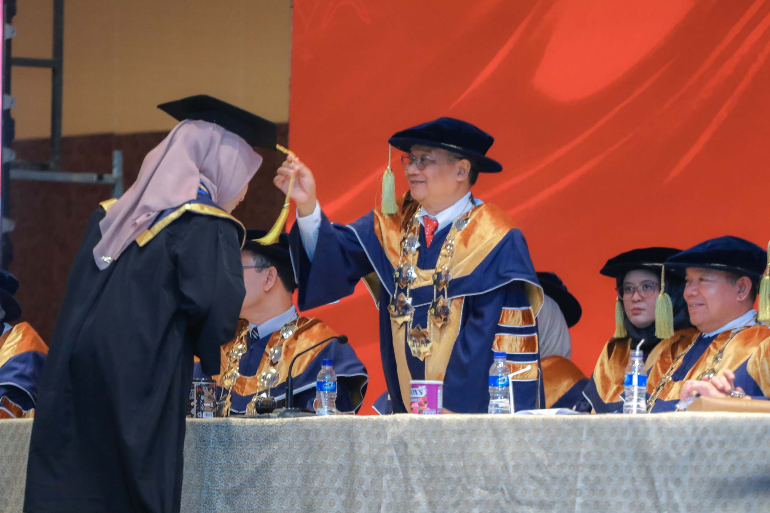 Wisuda ke-29 Tahun Akademik 2023/2024, di Sasana Kriya Taman Mini Indonesia Indah (TMII), Jakarta Timur.