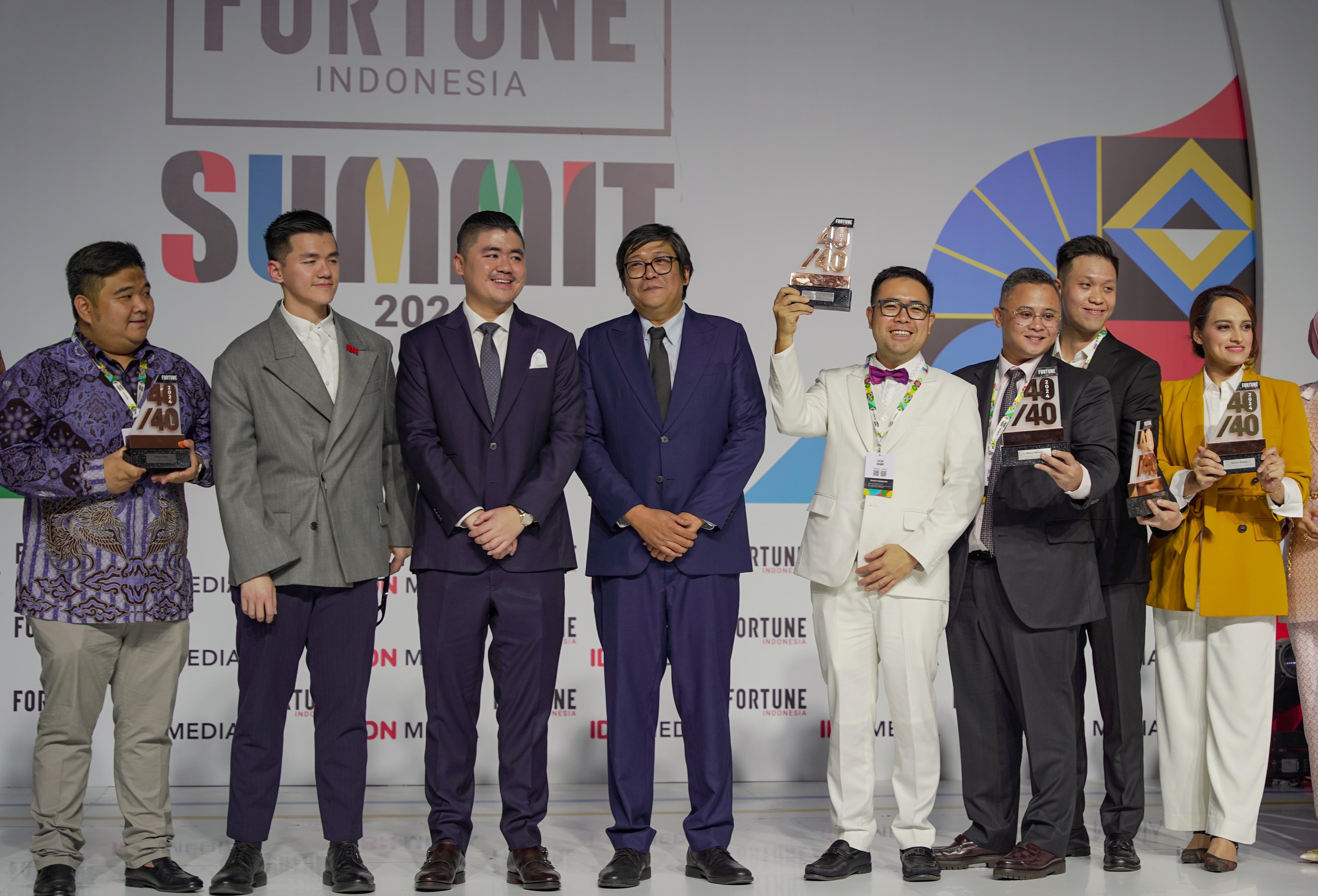 Penghargaan 40 Under 40 Fortune Indonesia.
