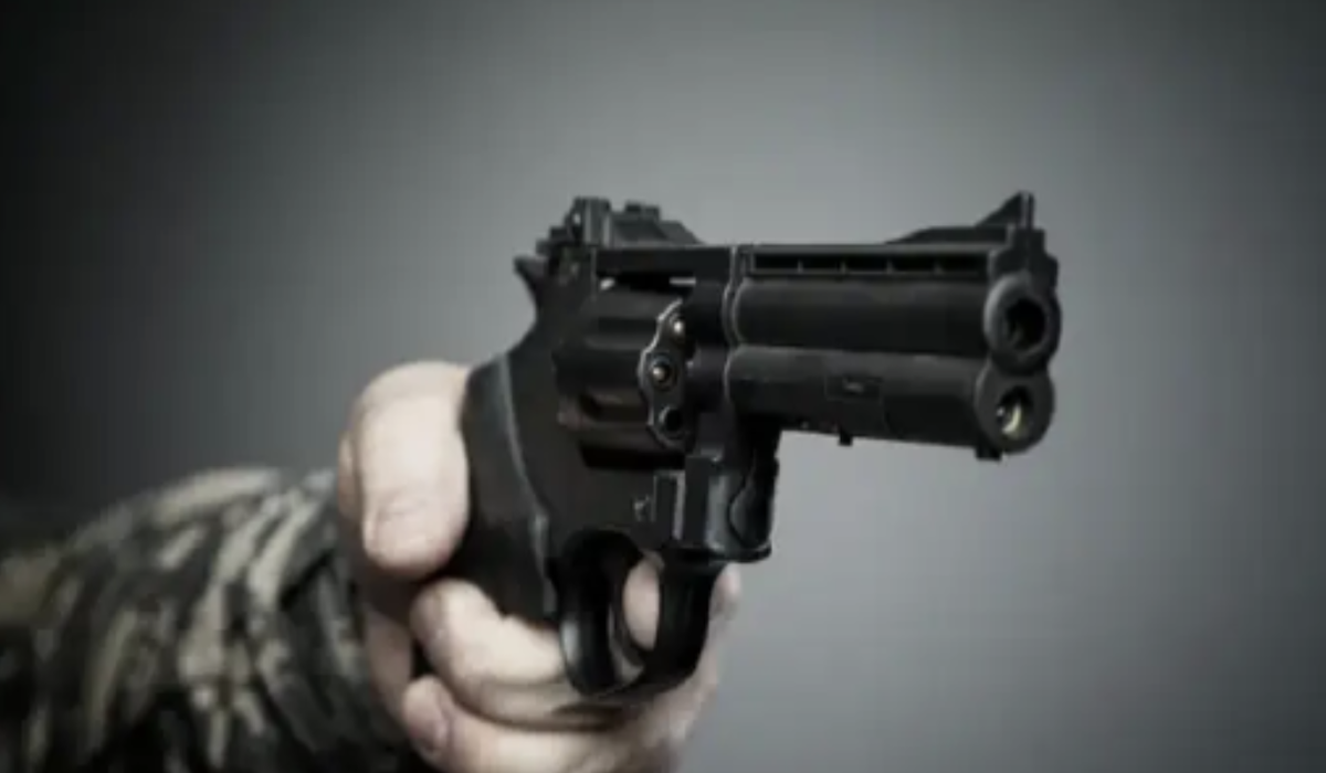 Caleg Partai Demokrat Solok todongkan senjata api