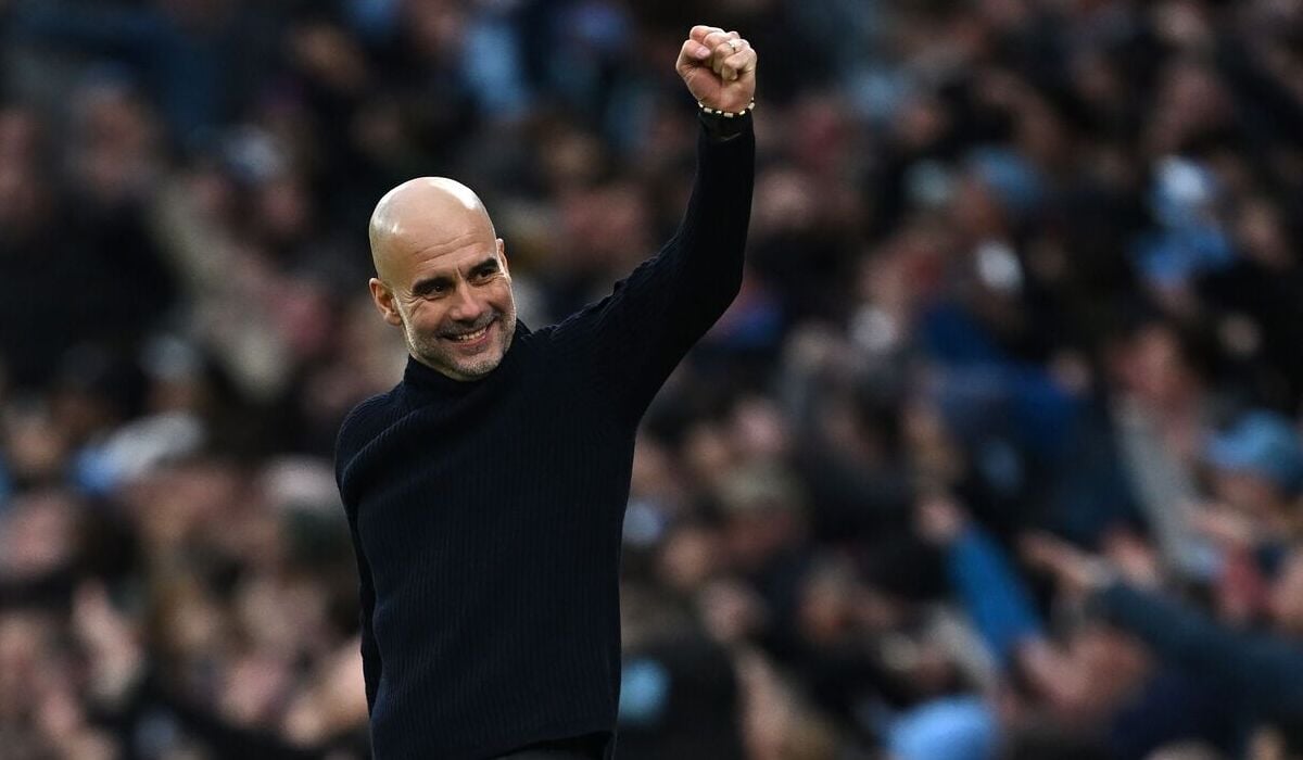 Pelatih Manchester City, Pep Guardiola.
