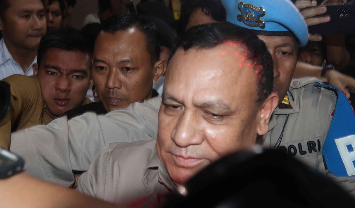 Ketua KPK nonaktif Firli Bahuri.