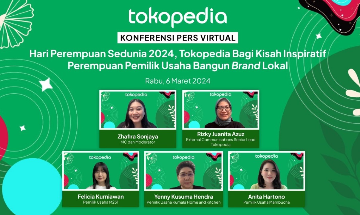 Tokopedia merayakan Hari Perempuan Sedunia dengan tema Berinvestasi pada perempuan: Mempercepat Kemajuan.