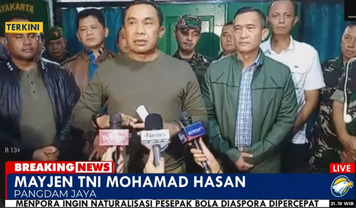Pangdam Jaya Mayjen TNI Mohamad Hasan.