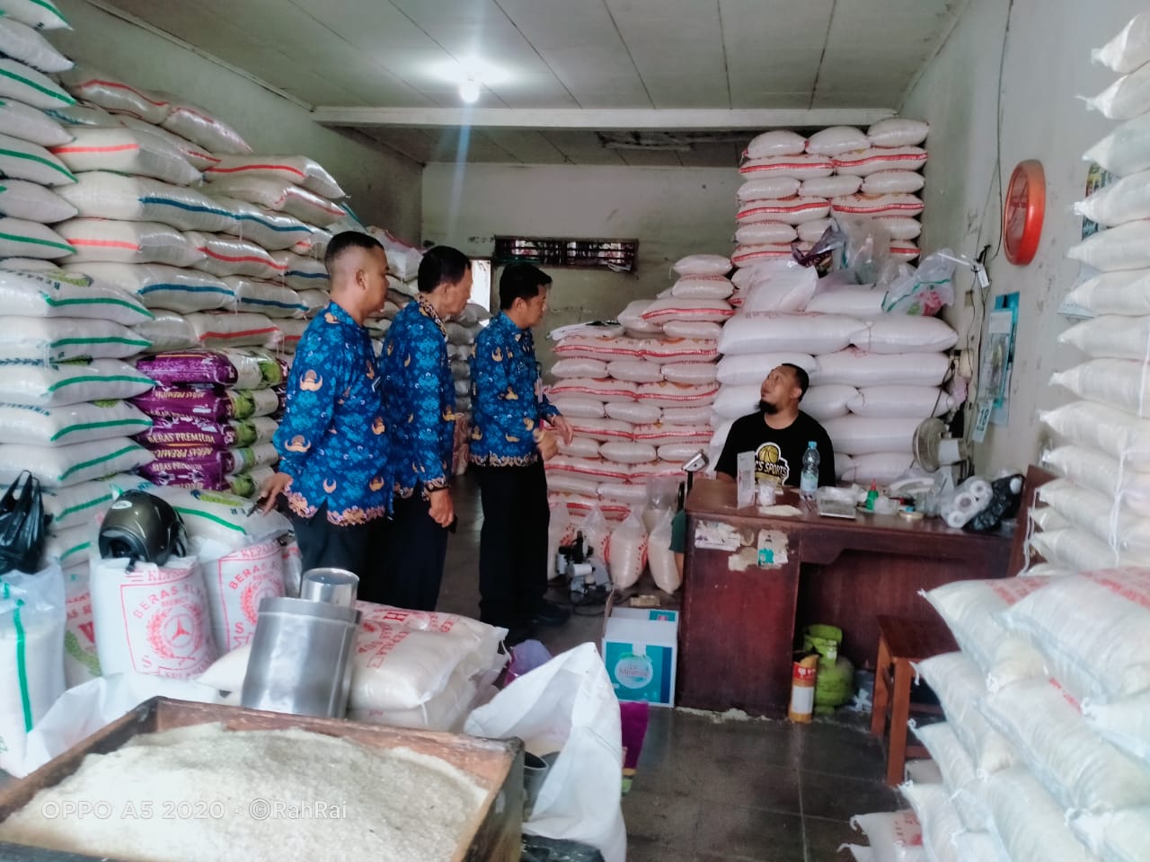 Stok beras di sejumlah pasar tradisional di Purwakarta dalam kondisi mencukupi. 