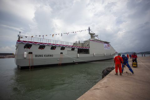 Kapal Korvet KRI Bung Karno.