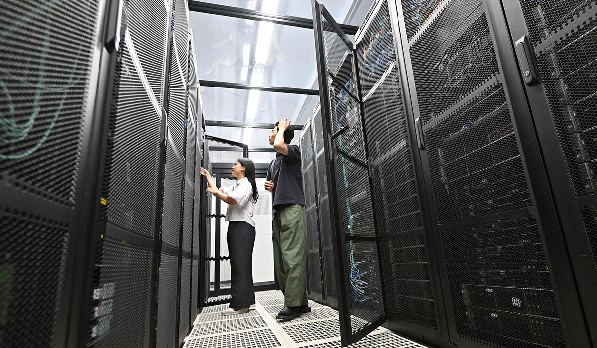 Ilustrasi data center.