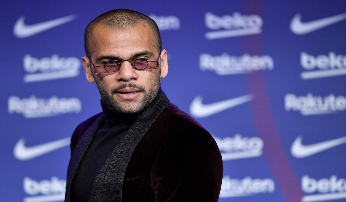 Mantan bek Barcelona Dani Alves
