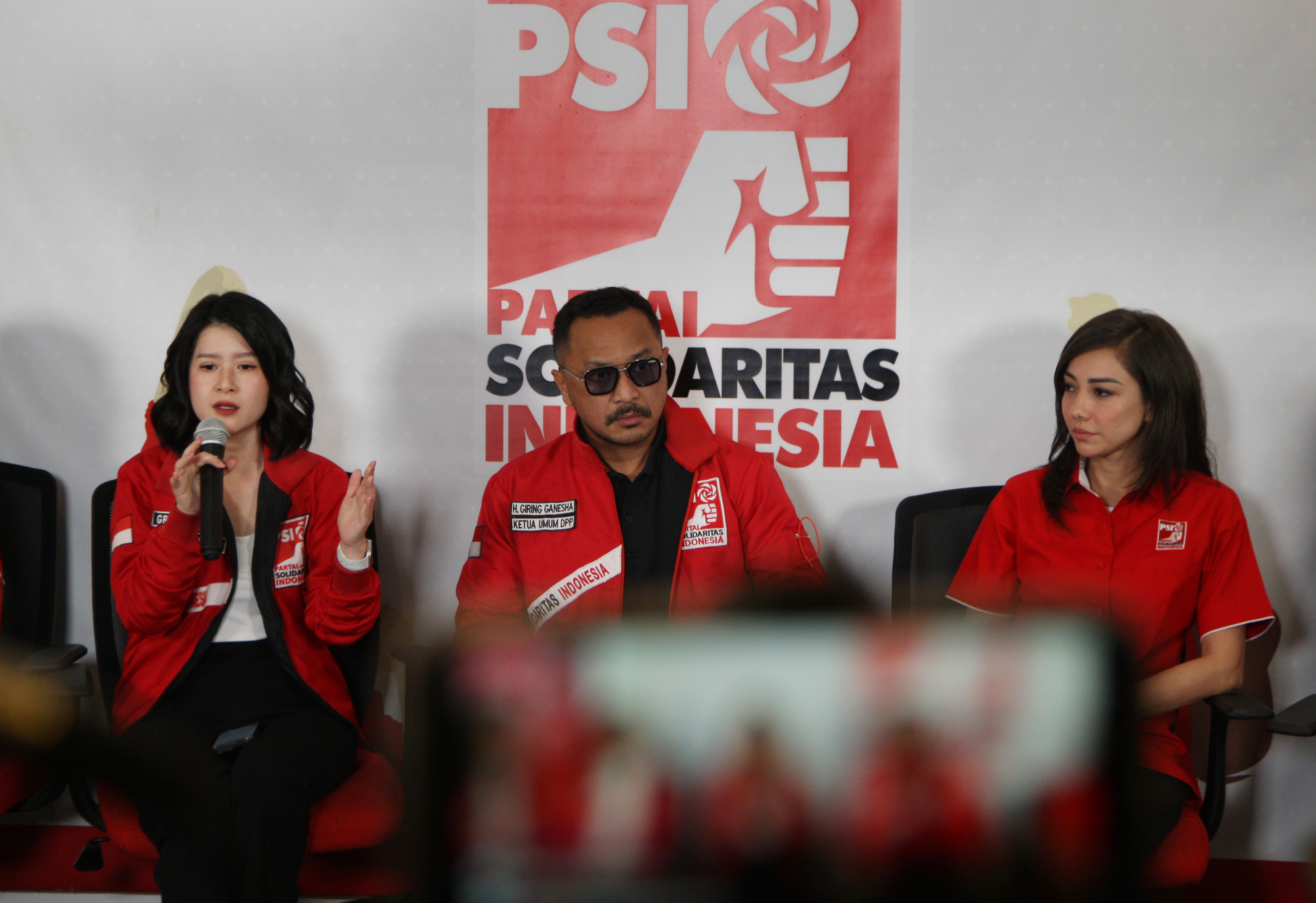 Jajaran pengurus DPP Partai Solidaritas Indonesia (PSI)