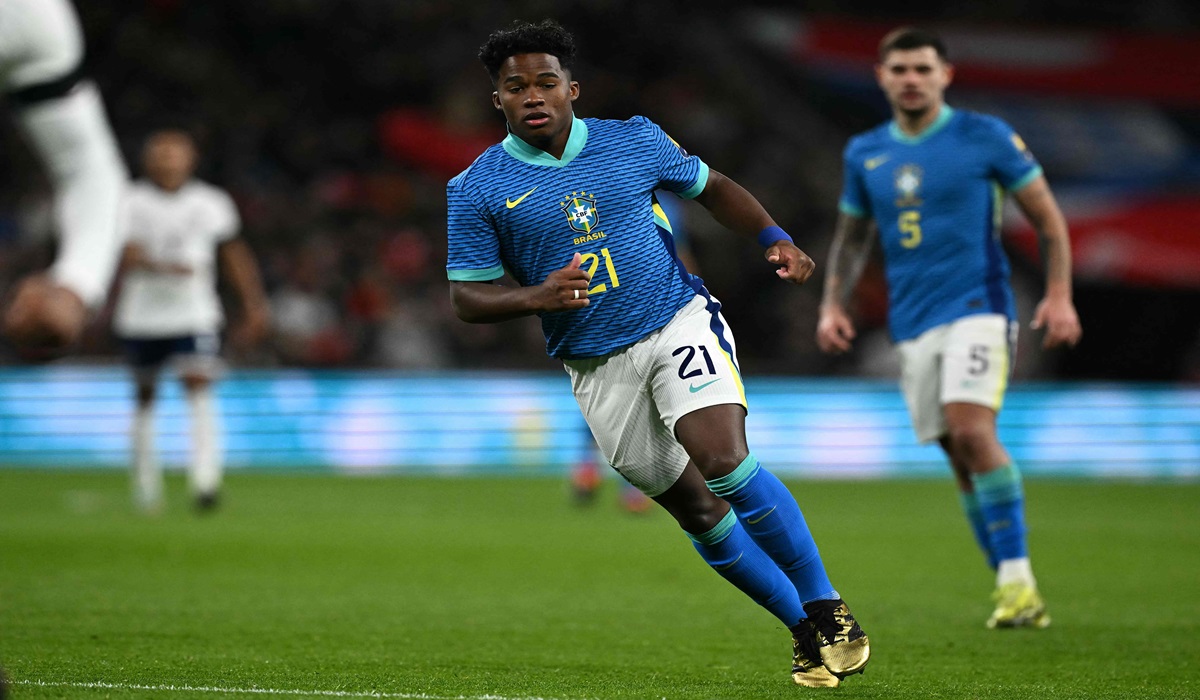 Penyerang timnas Brasil Endrick