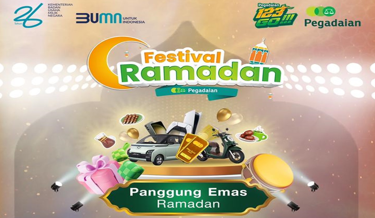 PT Pegadaian Kanwil IX Jakarta 2 akan menggelar Panggung Emas Ramadan di Atrium Mall Kalibata City Square Jakarta.
