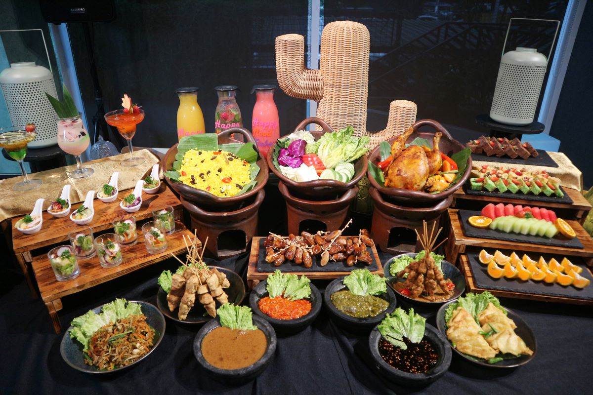 Hidangan menu buka puasa Iftar Bliss on The Oasis.