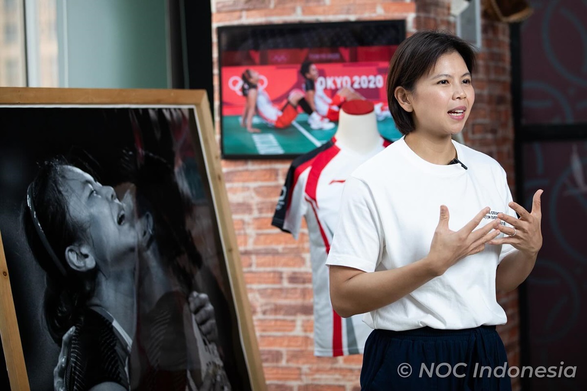 Mantan Pebulu tangkis Indonesia Greysia Polii memuji pemain voli asal Jember Megawati Megawati Hangestri Pertiwi yang sedang menjadi sorotan