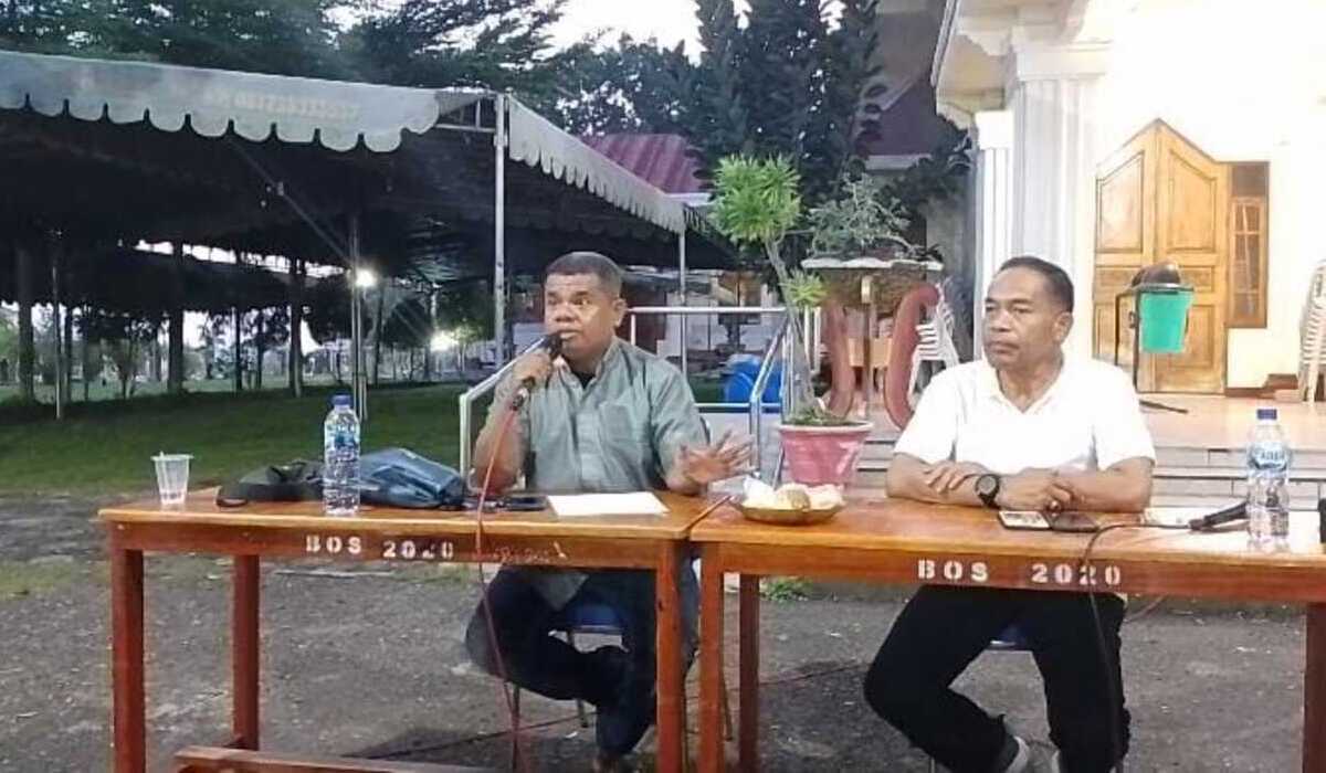 Konferensi pers menjelang puncak acara prosesi Semana Santa di Larantuka, Flores Timur, NTT, 26 Maret 2024.