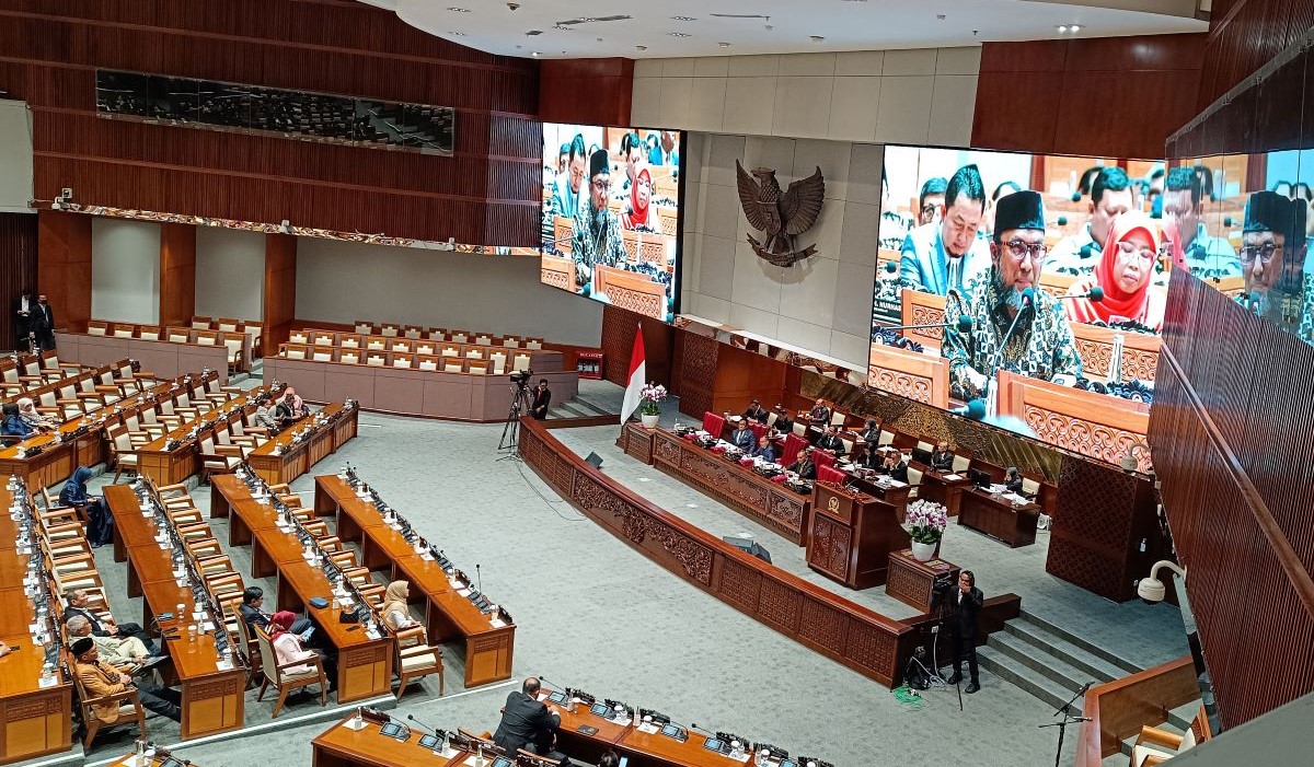 Ilustrasi: anggota DPR RI dalam rapat paripurna ke-13 masa persidangan IV tahun sidang 2023-2024 