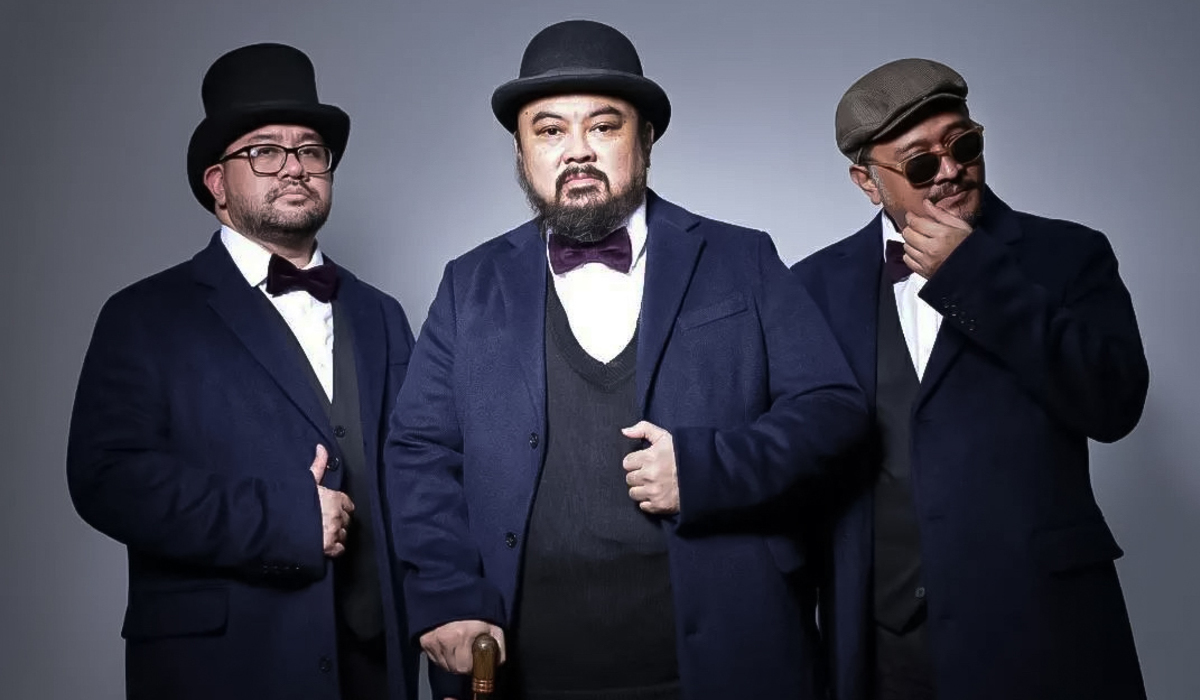 Vokalis Sore Band (tengah) Ade Paloh, yang meninggal hari ini, 19 Maret 2024.