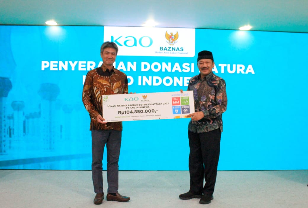 BAZNAS RI Terima Bantuan PT KAO untuk 39 Masjid