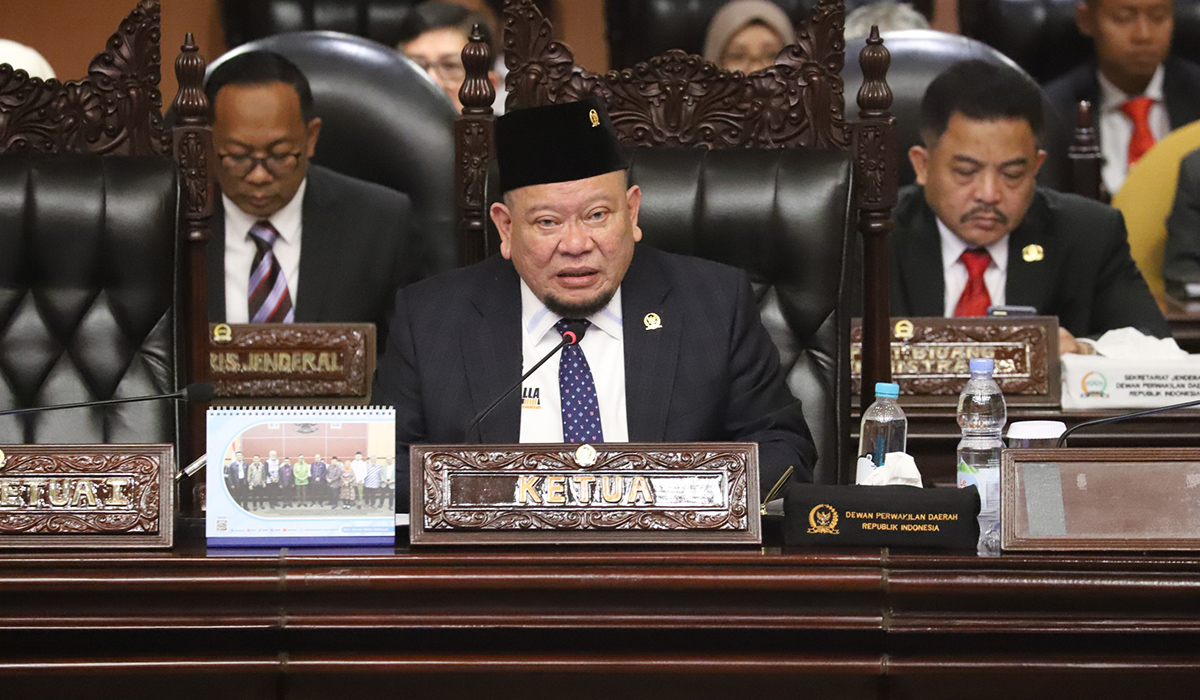 Ketua DPD RI AA LaNyalla Mahmud Mattalitti.