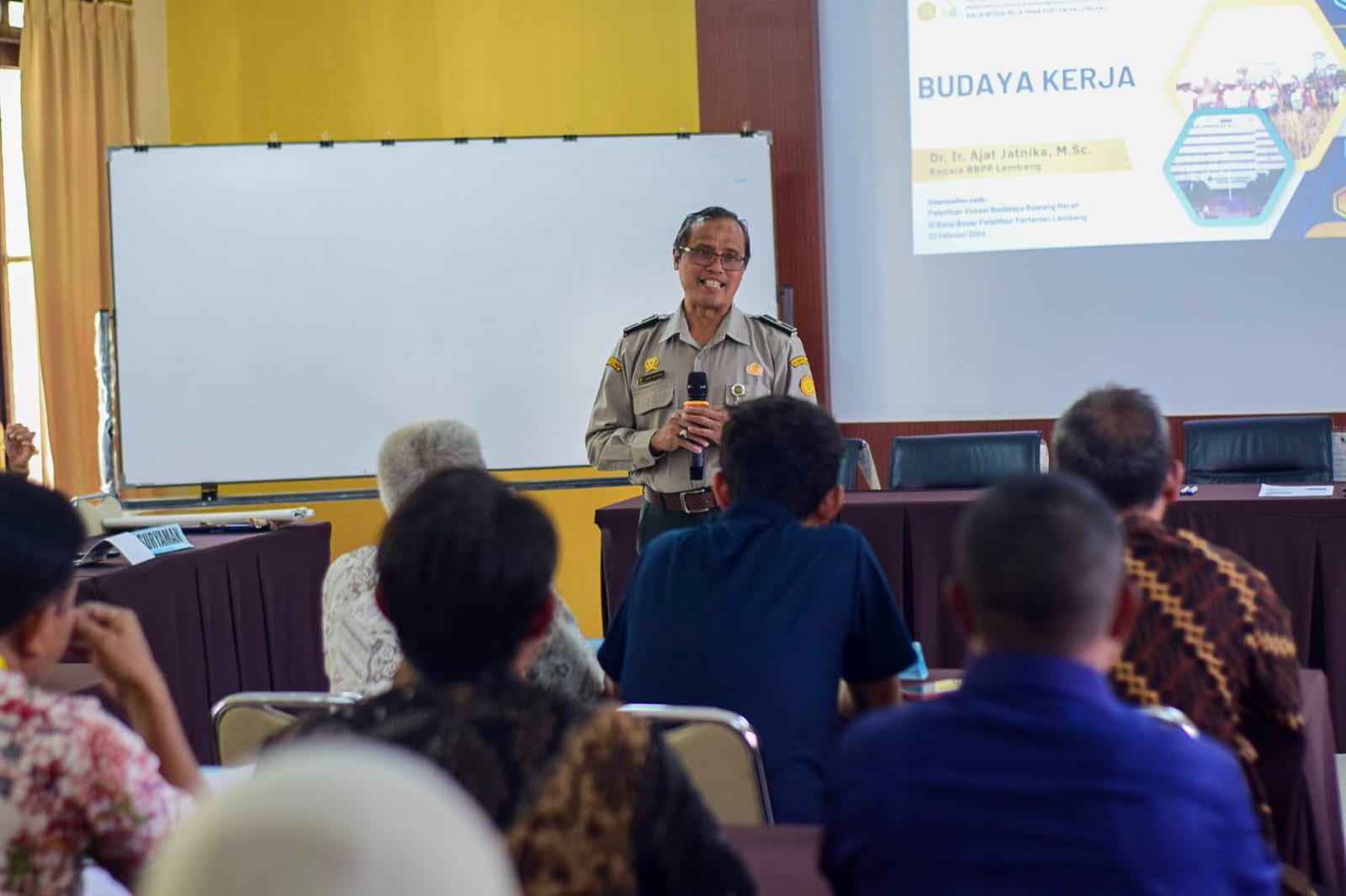 Pelatihan Vokasi Budi Daya Bawang Merah di Balai Besar Pelatihan Pertanian (BBPP) Lembang, Jawa Barat.