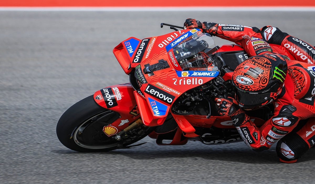 Pembalap Ducati Francesco Bagnaia