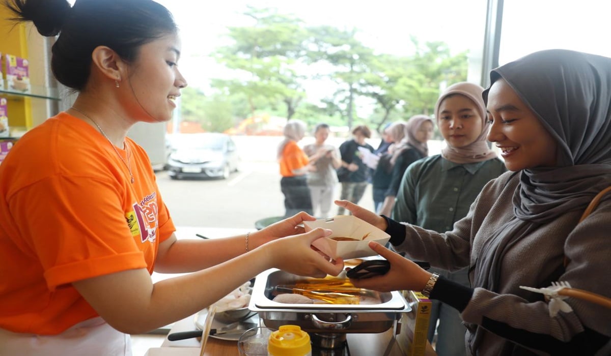 Acara sarapan gratis yang diadakan Zeelandia