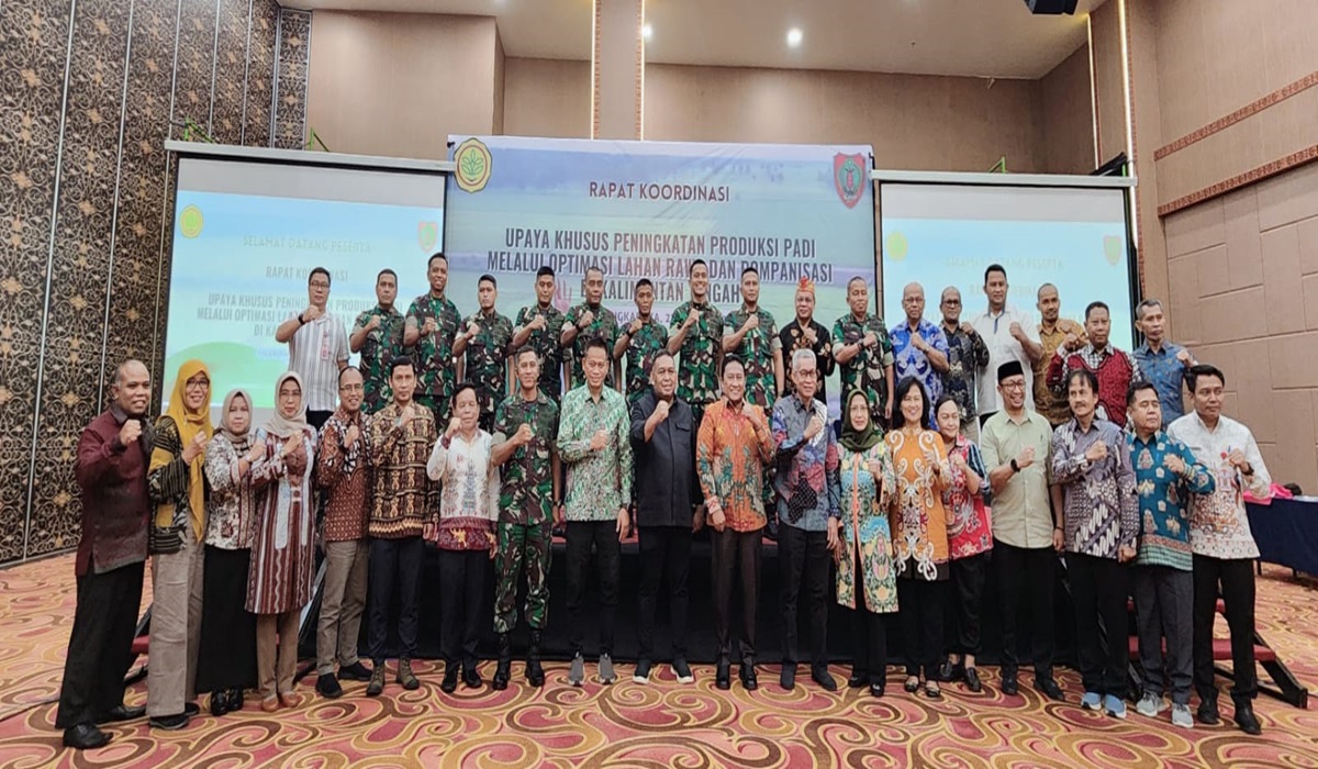 Rapat Koordinasi Program Tumpangsari Tanaman Sela/Pangan di Palangkaraya, Kalteng.