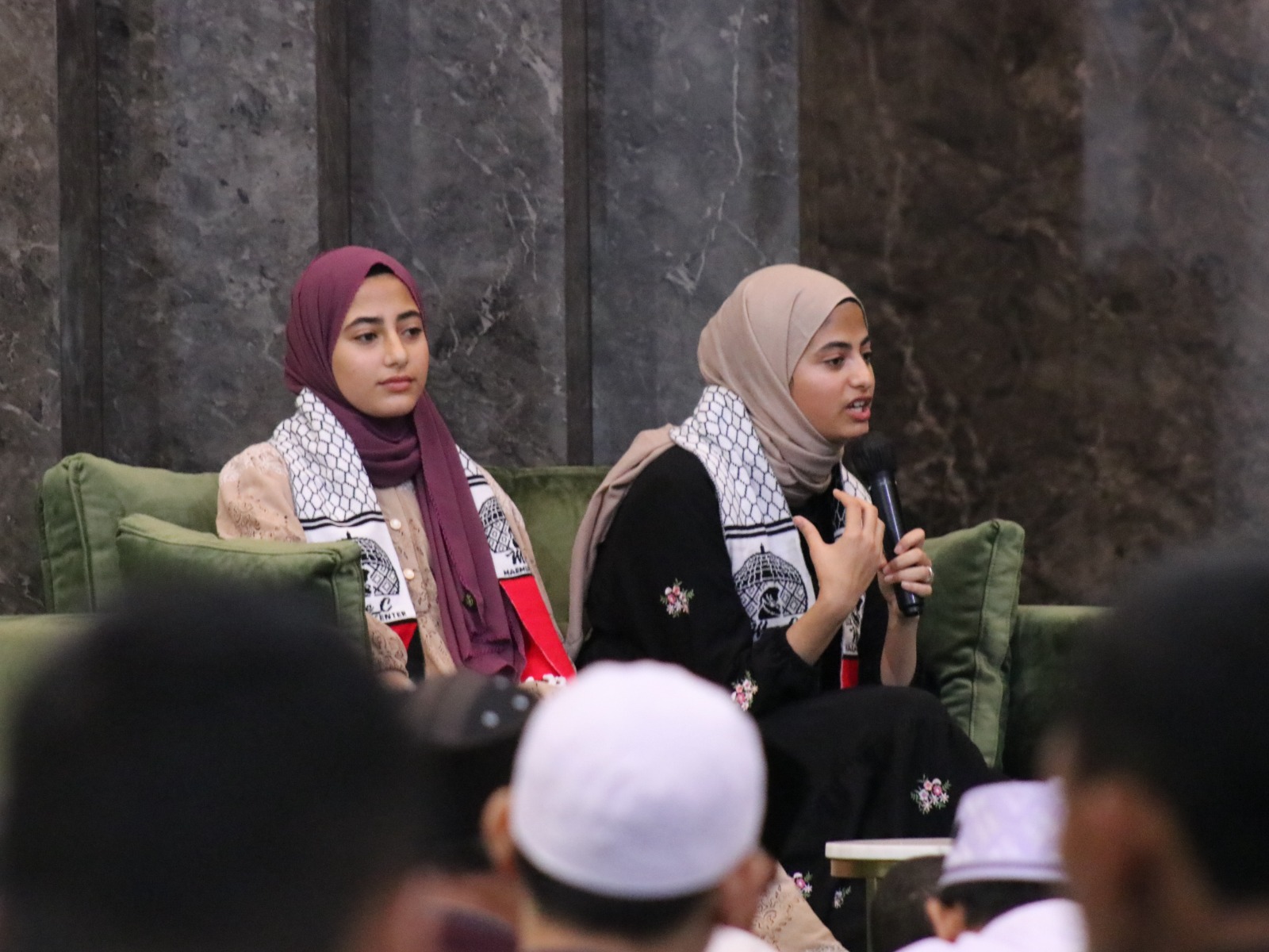 Saksi kekejaman tentara Israel di Jalur Gaza bercerita dalam kegiatan ngabuburit yang digelar INH.