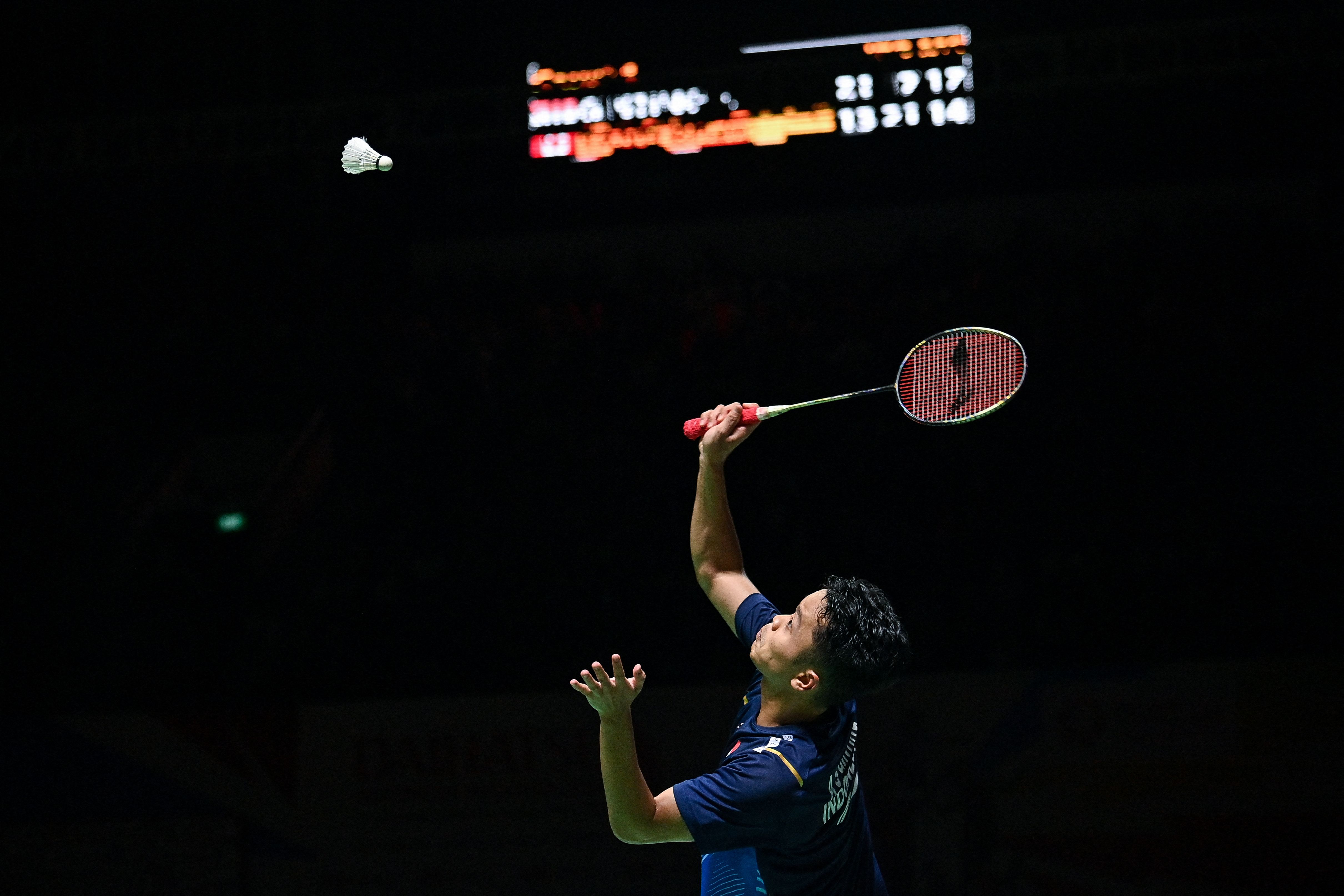 Anthony Sinisuka Ginting melangkah ke perempat final All England 2024.