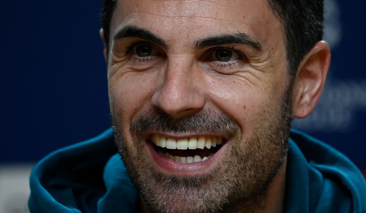 Pelatih Arsenal Mikel Arteta.