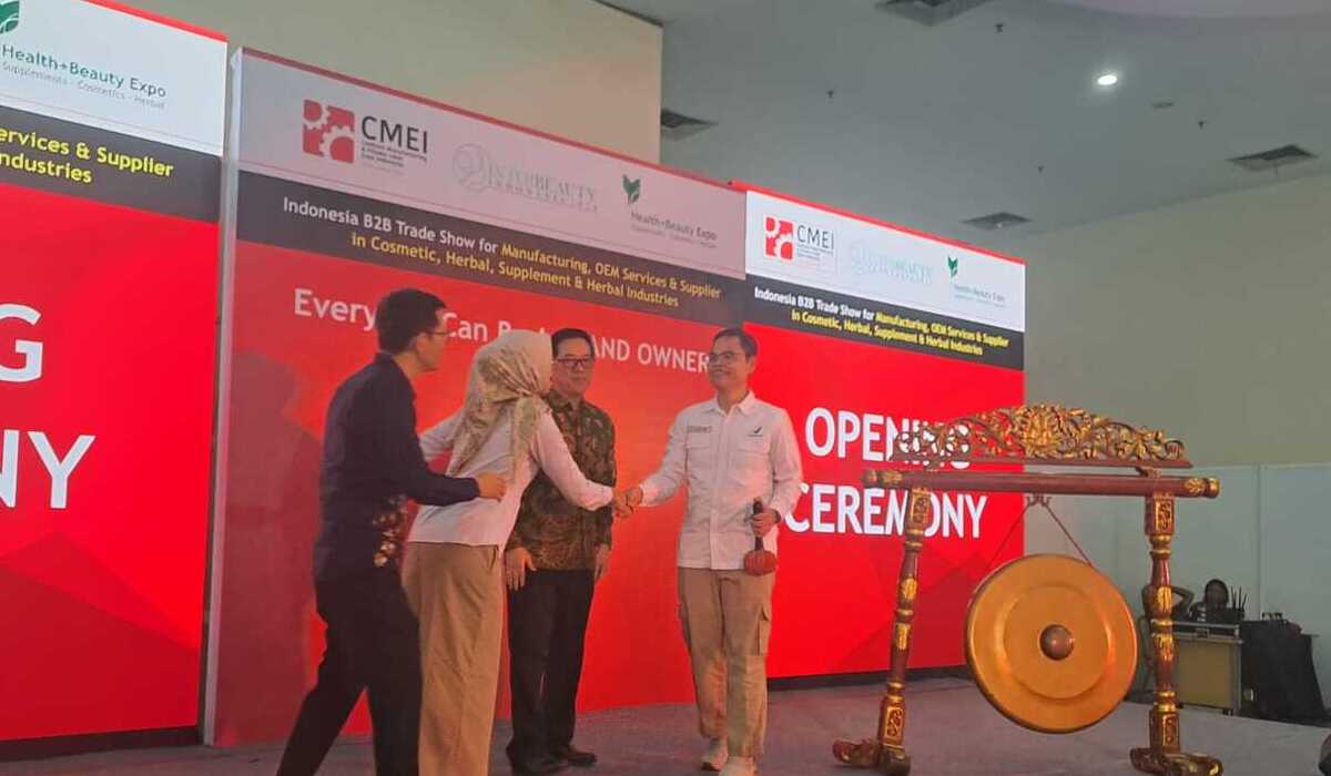 Pembukaan pameran Interbeauty Indonesia 2024 pada Rabu, 6 Maret 2024.