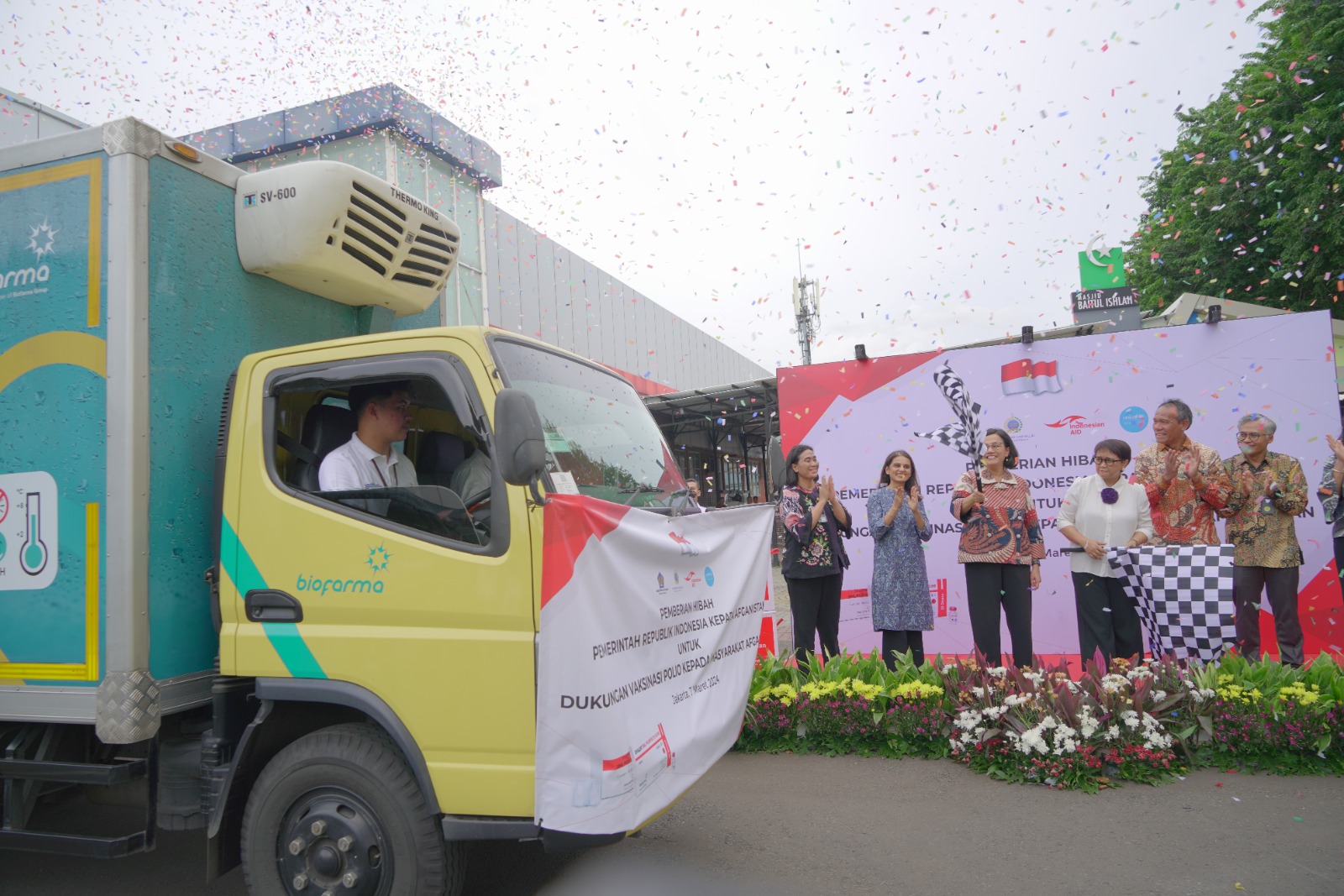 Pengiriman vaksin Bio Farma ke Afghanistan