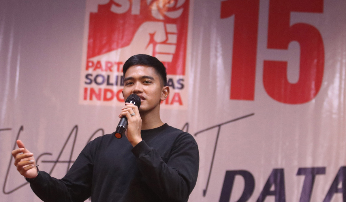 Ketua Umum Partai Solidaritas Indonesia (PSI) Kaesang Pangarep.