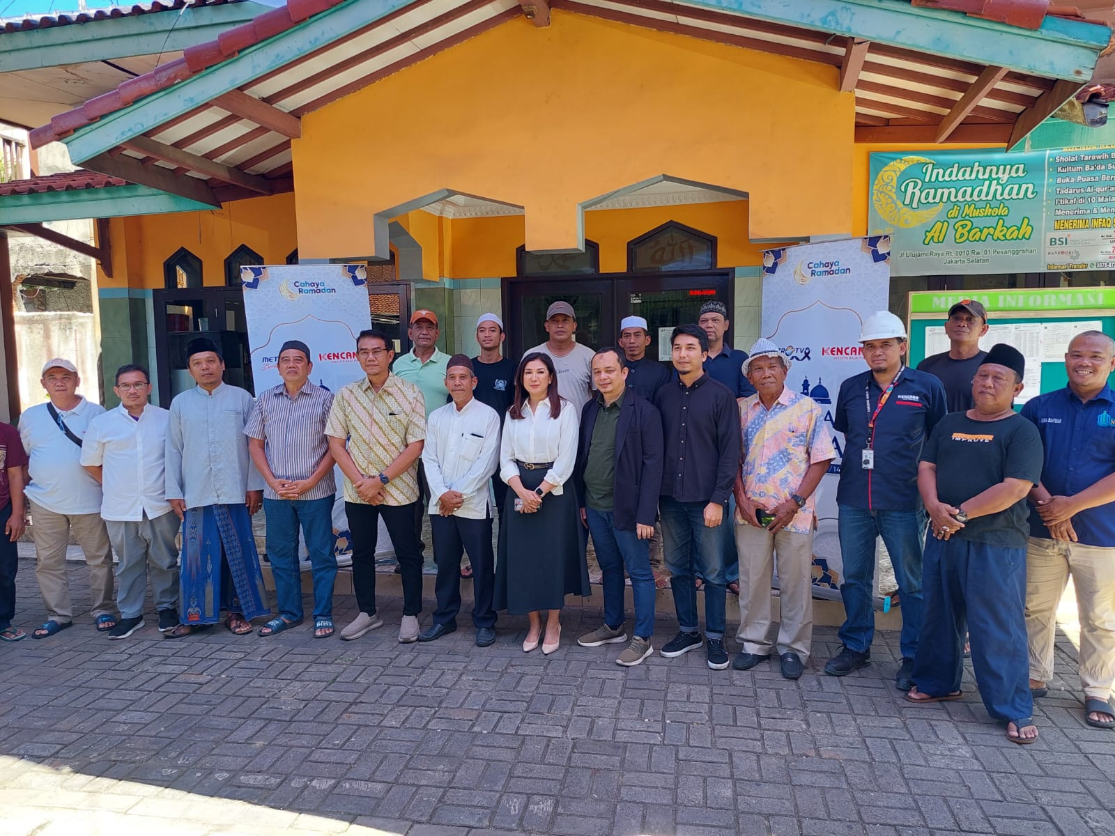 Kick off Bedah Surau Ramadan 1445 H di Musala Al Barkah, Ulujami, Jakarta Selatan, Rabu (20/3).