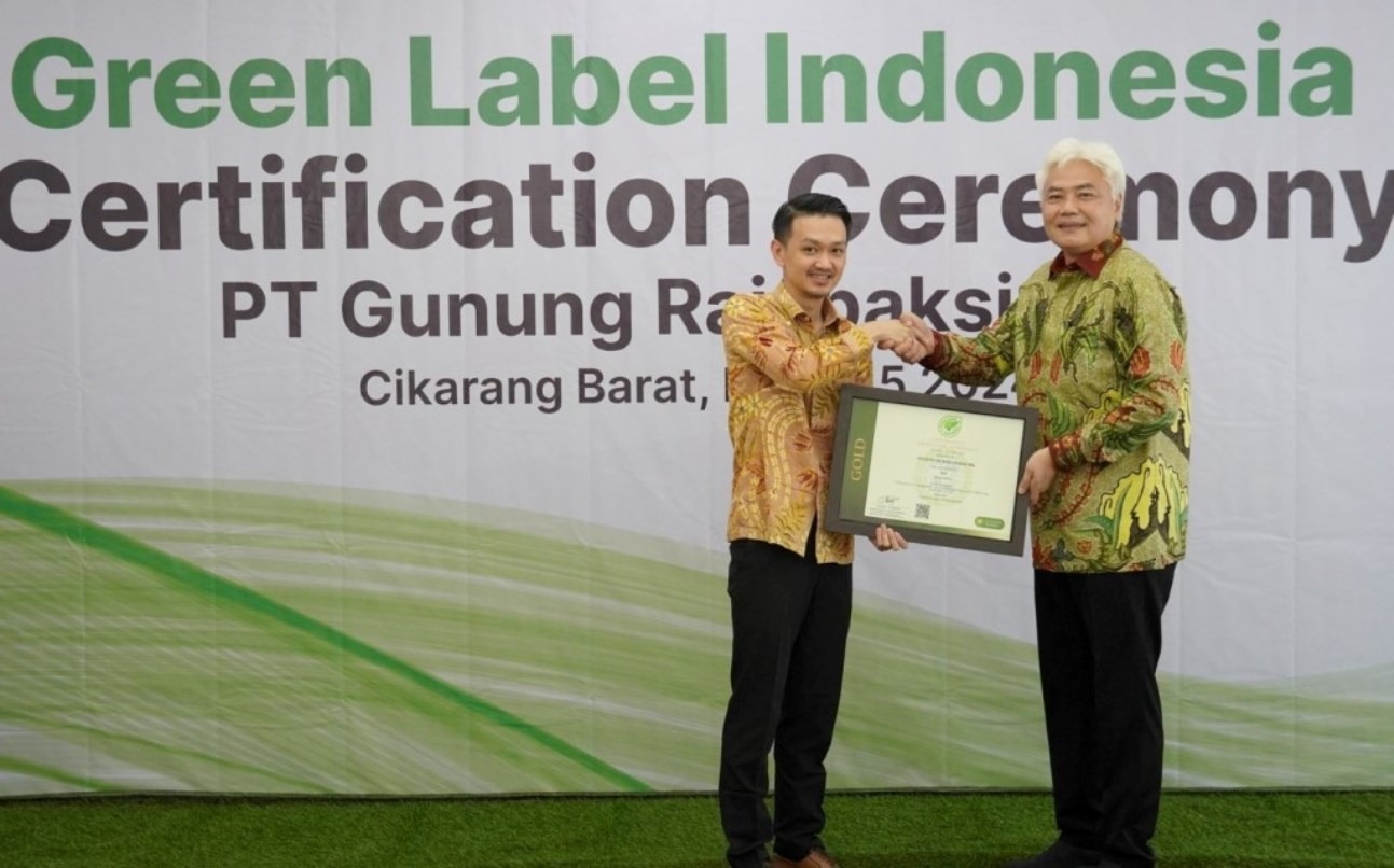 PT Gunung Raja Paksi Tbk (GRP) secara resmi meraih sertifikat Green Label Indonesia dari Green Product Council Indonesia.