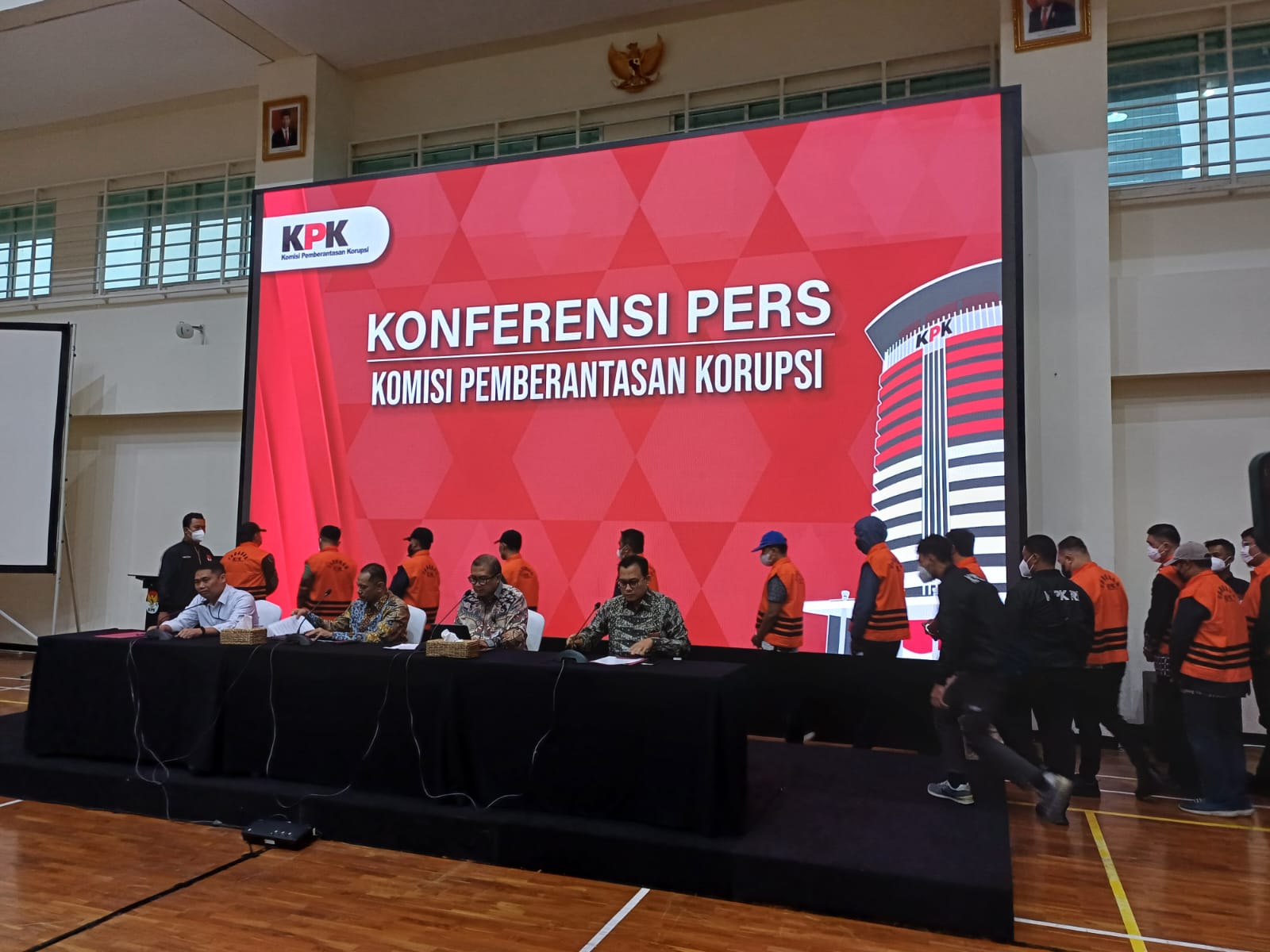 KPK gelar konfresi Pers terkait pungli rutan