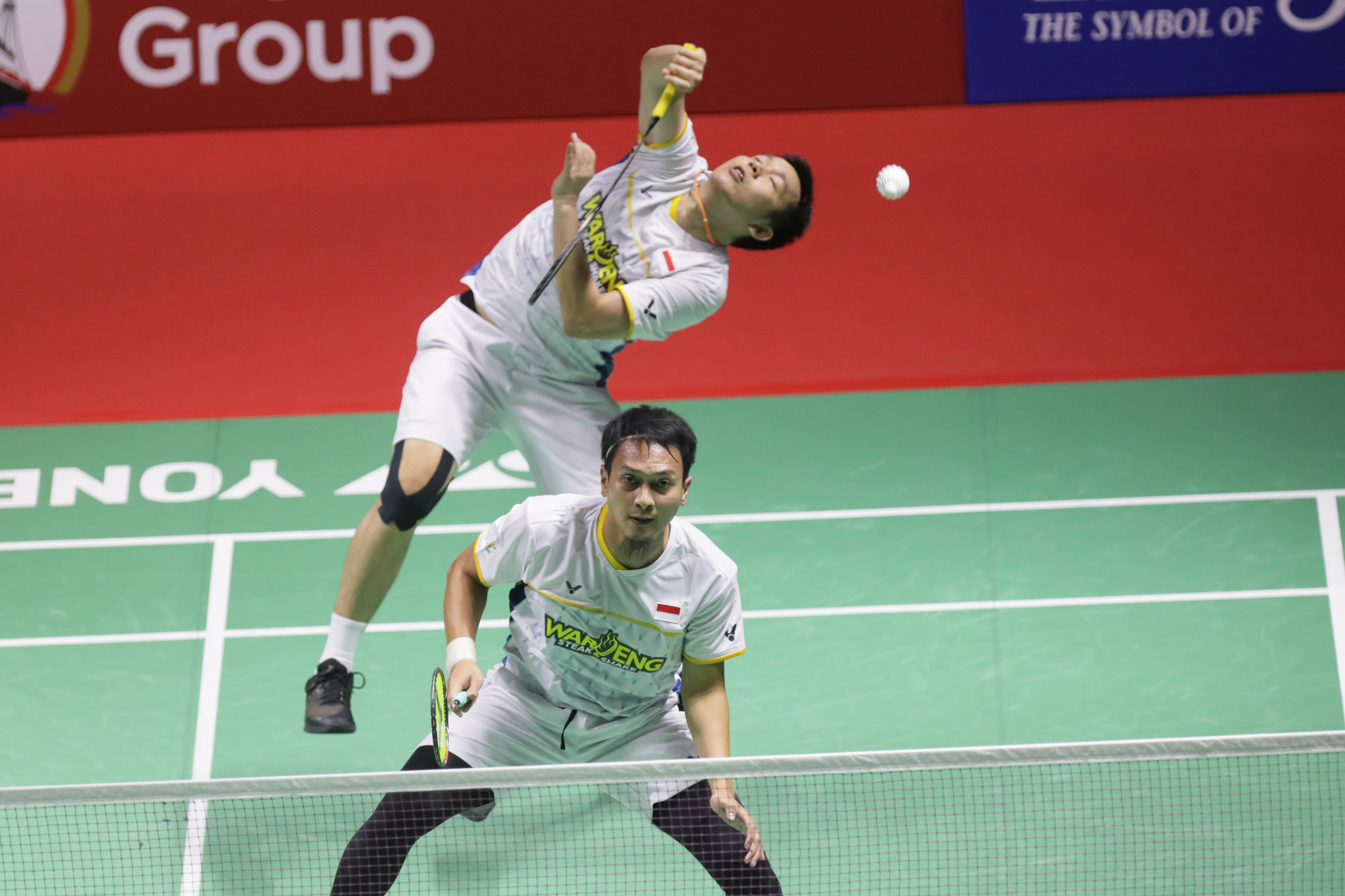 Pebulu tangkis ganda putra Indonesia Mohammad Ahsan/Hendra Setiawan
