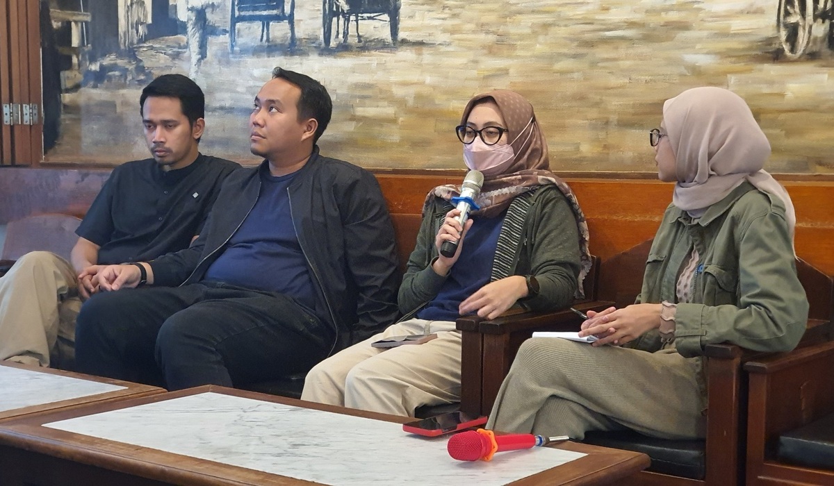 Peneliti Parludem Heroik Pratama di Cikini, Jakarta.