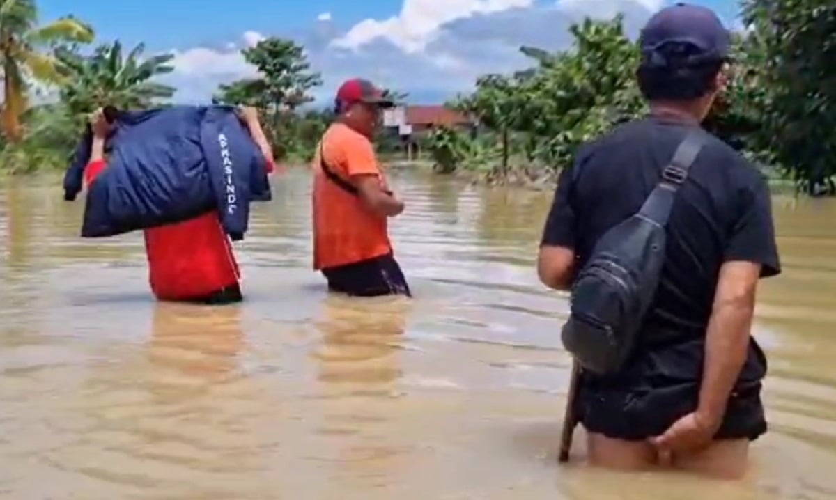 Banjir di Luwu Utara.