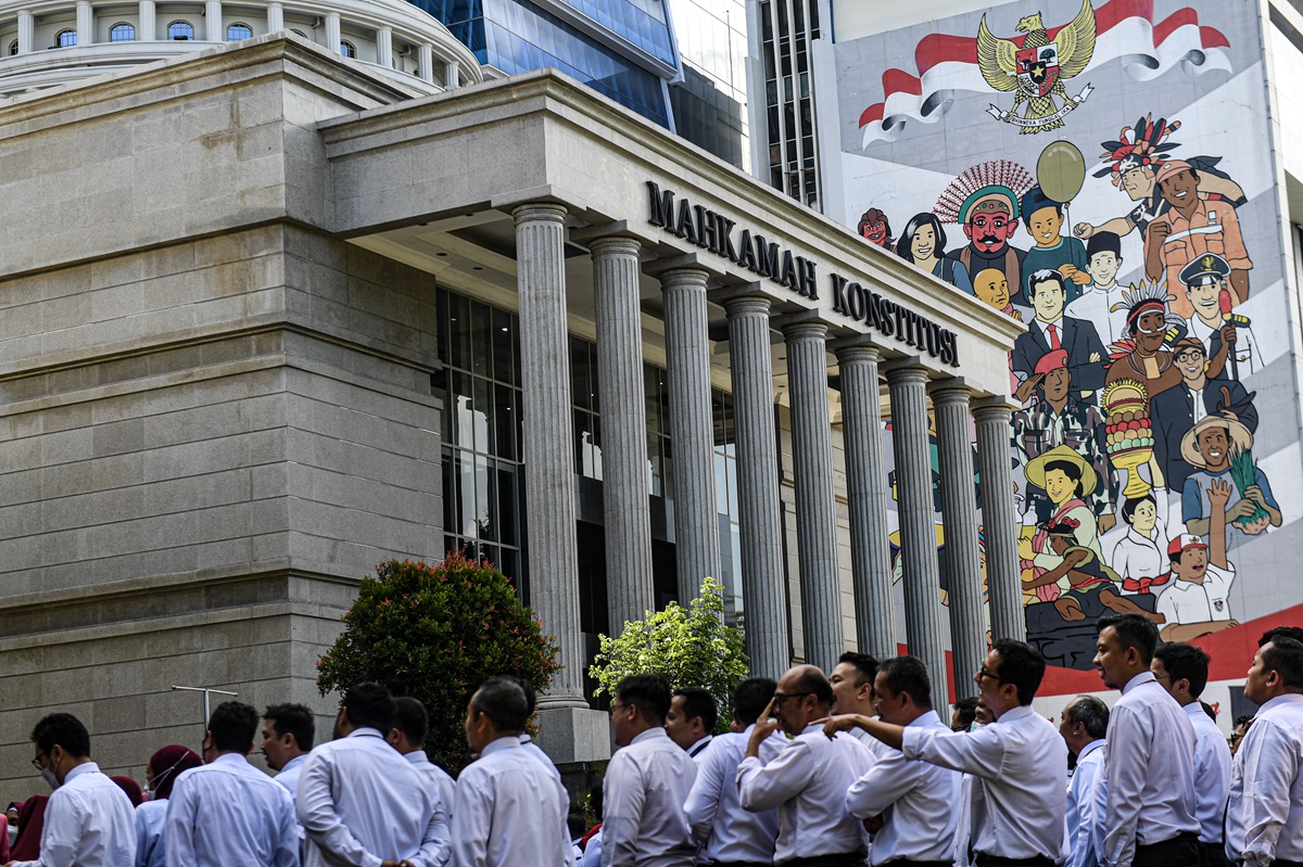Ketua tim hukum timnas AMIN Ari Yusuf Amir meminta agar para hakim MK yang kelak akan menangani perkara gugatan kecurangan Pemilu.